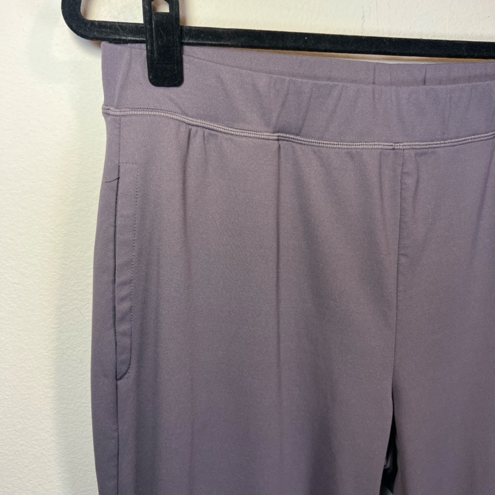 Fabletics Womens Lightweight Jogger Pants Purple Pull On Athleisure Lounge Large - Picture 3 of 9